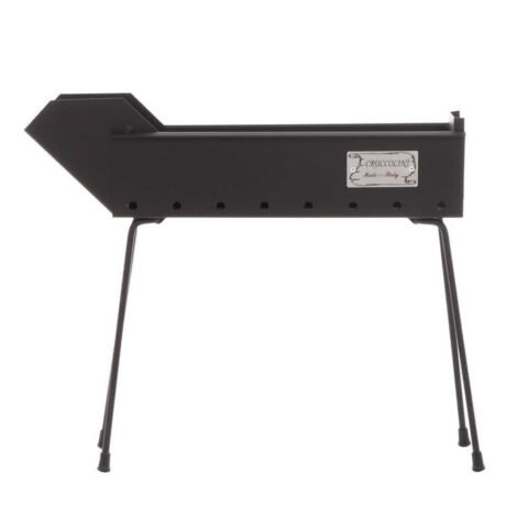 Cruccolini BA12 – Lammspieße-Kohlegrill aus Schmiedeeisen 40 cm – Kochfläche 40 x 11 cm