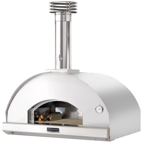 Holzbackofen Fontana Mangiafuoco – Edelstahl