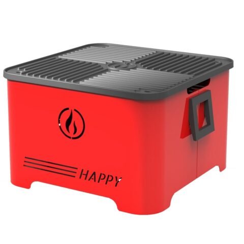 Linea VZ Happy Rot – Tragbarer Pelletgrill