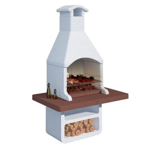 Linea VZ Portorotondo – Grillkamin – für Holz und Holzkohle