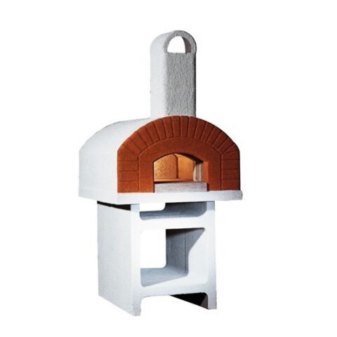 Linea VZ Portici – Holzbackofen für draußen aus Beton – Backfläche 72x70 cm