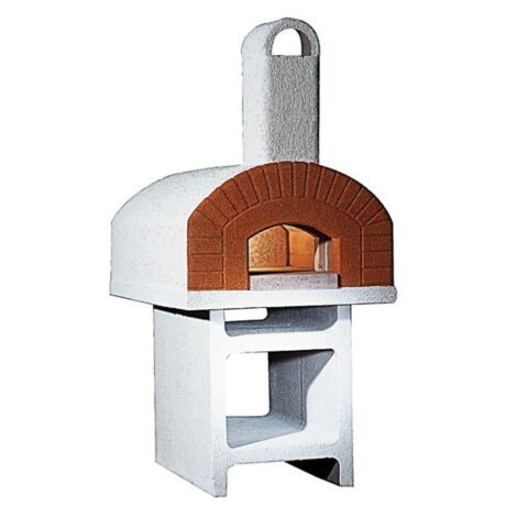 Linea VZ Pozzuoli – Garten-Holzbackofen mit Betonsockel – Backraum 72x105 cm