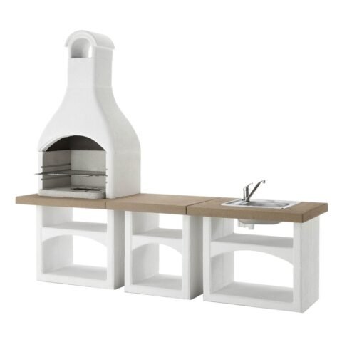 Palazzetti Brioni – Outdoor-Küche aus Beton für den Außenbereich