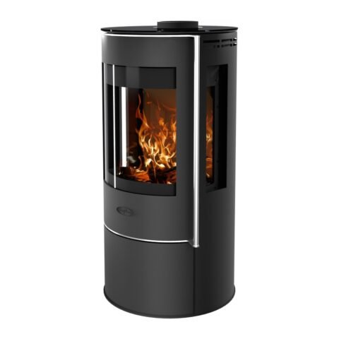 Fireplace Amarant Kaminofen 5 kW – Stahl Schwarz