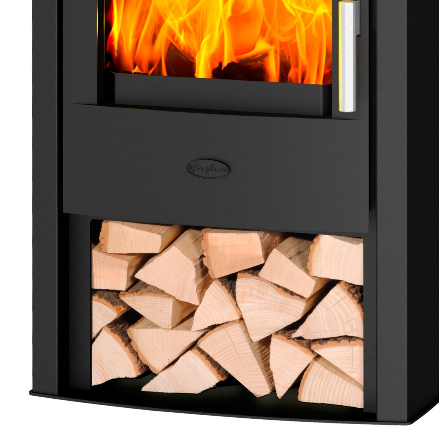 Fireplace Tuvalu Kaminofen Speckstein Schwarz 6 kW – Bild 9
