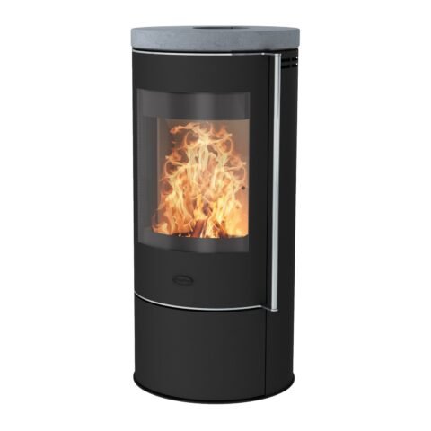 Fireplace Rondale Kaminofen Speckstein Schwarz 5 kW
