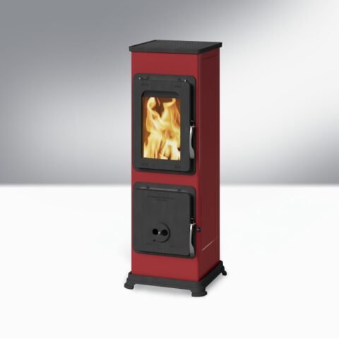 Thorma Bozen AT Dauerbrandofen 5,5 kW – Emaille Rot
